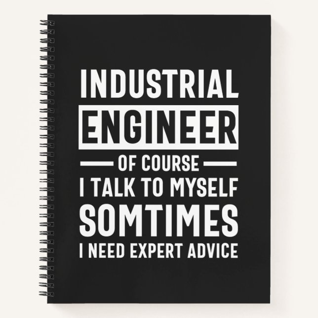 Carnet Poison de Funny Industrial Engineer (Devant)