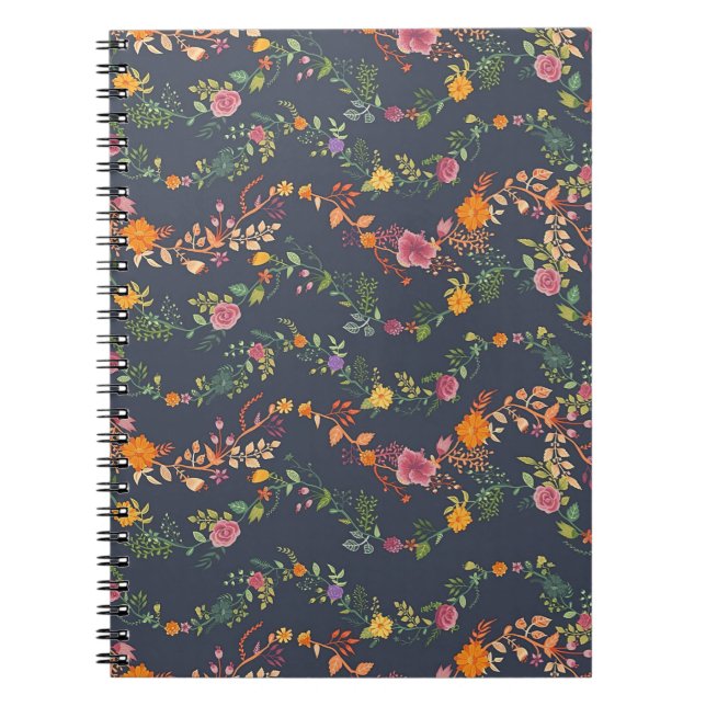 Carnet Poison de New Home | Simple Floral Pattern (Devant)