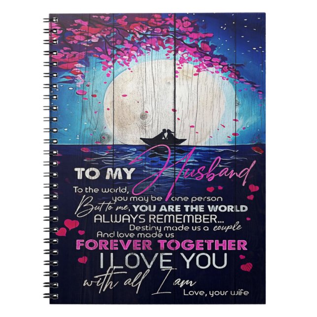 Carnet Poison de To My Husband Birthday | Letter to Husba (Devant)