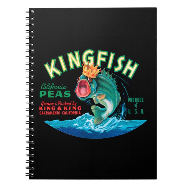 Carnet Poisson basse portant une couronne sur un Arrière  (Devant)