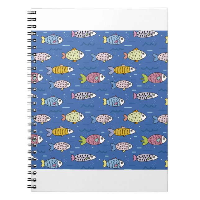 Carnet poisson de mer sous-marins (Devant)