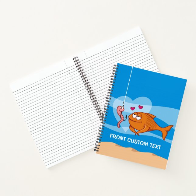 Carnet Poisson et appât en amour (Intérieur)