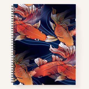 Carnet Poisson japonais Koi
