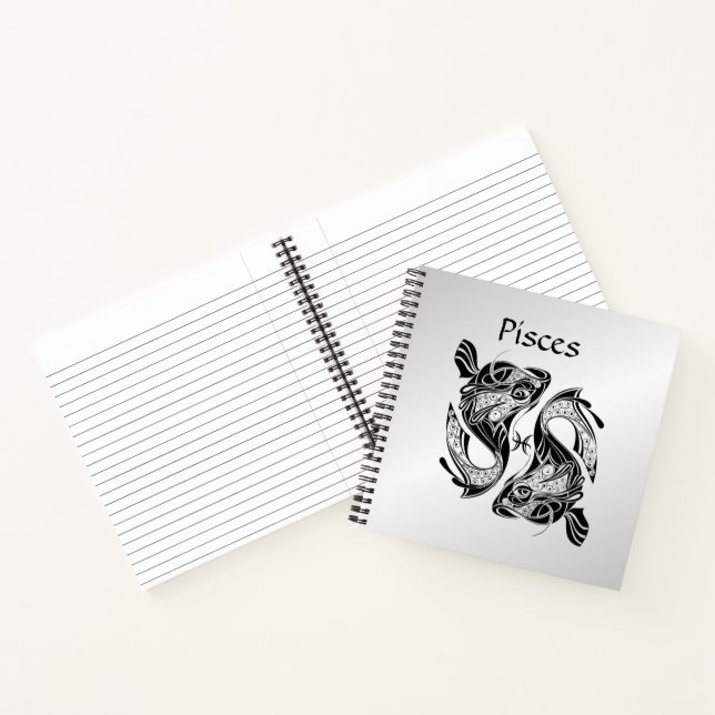 Carnet Poisson Symbole et signe Zodiac Poisson (Intérieur)