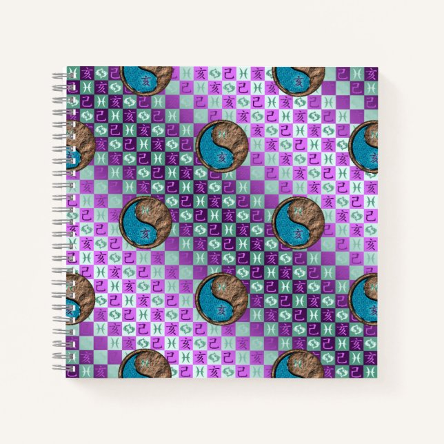 Carnet Poissons & Sanglier de Terre (Devant)