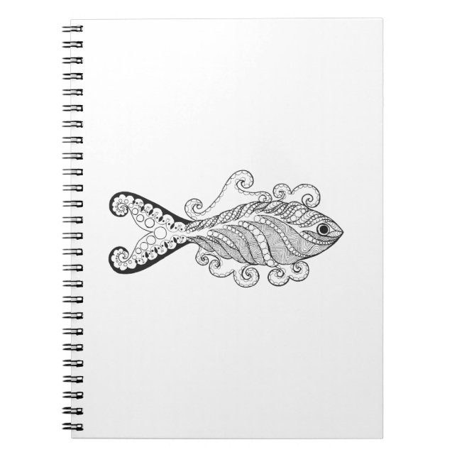 Carnet Poissons stylisés (Devant)