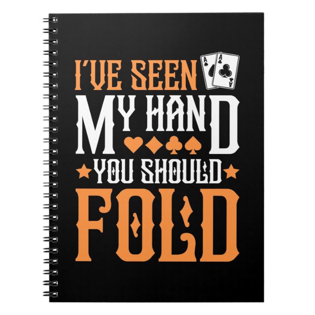 Carnet Poker I Have Seen My Hand (Devant)