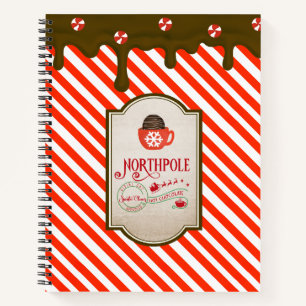Carnet Pôle Nord Père Noël Shop Funny Elfe de Noël Fabriq