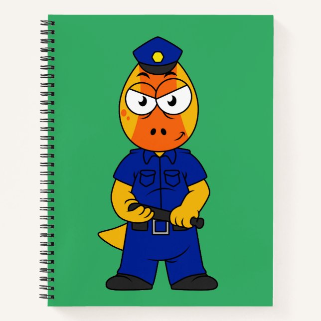 Carnet Police de Pachycéphalosaure. (Devant)