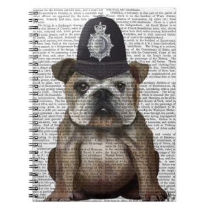 Carnet Policier de bouledogue