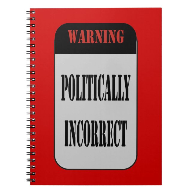 Carnet Politiquement incorrect (Devant)