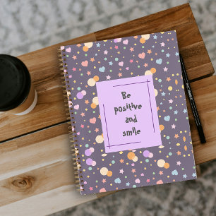 Carnet Polka coloré personnalisé