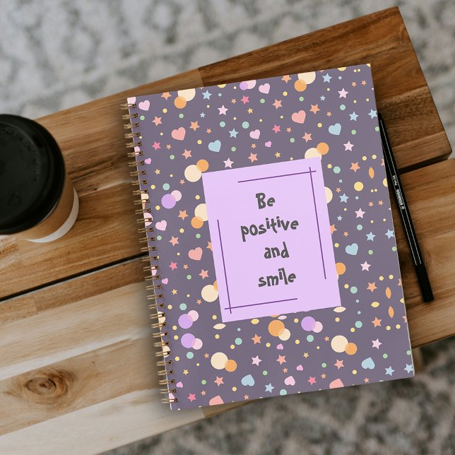 Carnet Polka coloré personnalisé (Créateur téléchargé)
