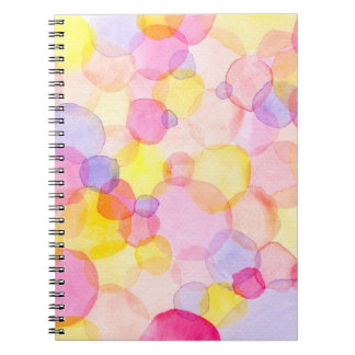 Carnet Polka Dot Splash : Aquarelle colorée