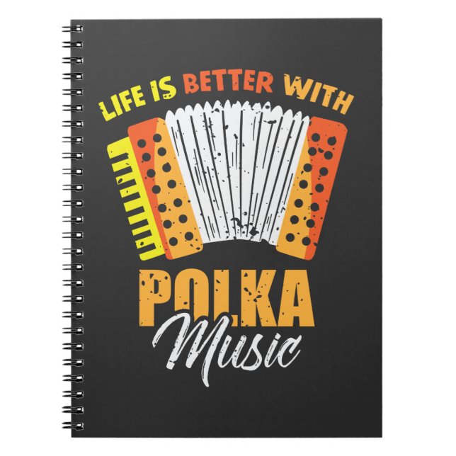 Carnet Polka Music Accordion Danse Polonaise (Devant)