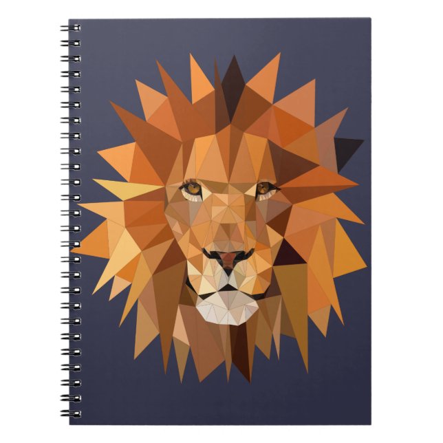 Carnet Polygon Lion Custom (Devant)