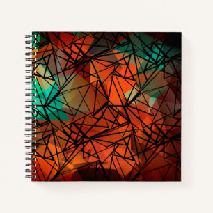 Carnet Polygone, peinture