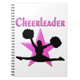 CARNET POM-POM GIRL ÉTOILE ROSE