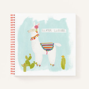 Carnet Pom Pom Llama Rama - Llater Llosers