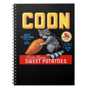Carnet Pommes de terre sucrées de marque de coton