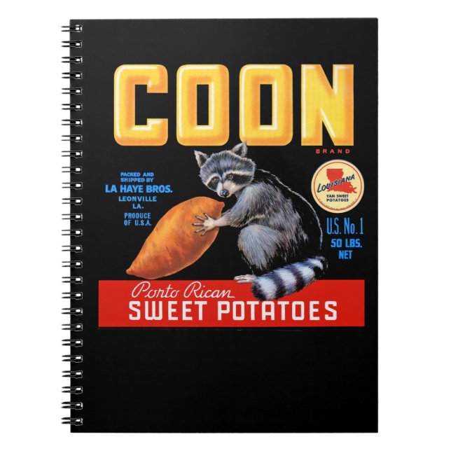 Carnet Pommes de terre sucrées de marque de coton (Devant)