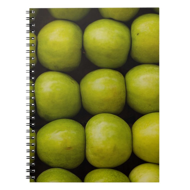 Carnet Pommes fruits aliments pommes vertes (Devant)