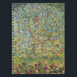 Carnet Pommier par Gustav Klimt, Art Nouveau Vintage<br><div class="desc">Apple Tree (1912) de Gustav Klimt est une peinture d'art vintage de l'époque victorienne Symbolisme. Une scène nature avec un pommier dans un verger sur une ferme aux fruits mûrs et aux fleurs de pommes. Le jardin fleuri est fleuri et fleuri. À propos de l'artiste : Gustav Klimt (1862-1918) était...</div>