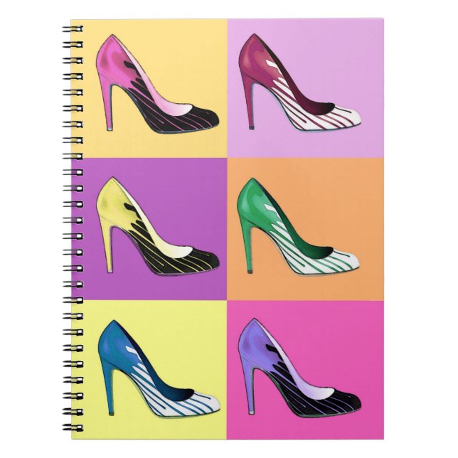 Carnet Pompes Stiletto Pop Art / Chaussures / talons haut (Devant)