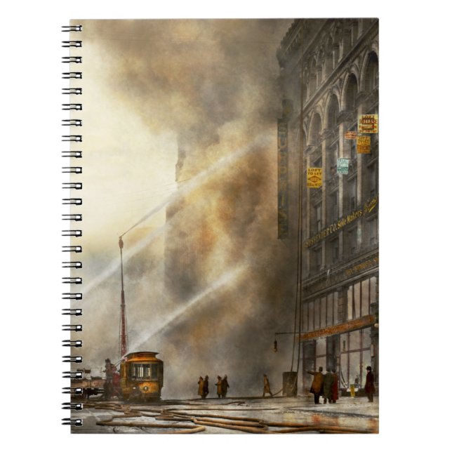 Carnet Pompier - Brooklyn NY - Surprise 1909 (Devant)