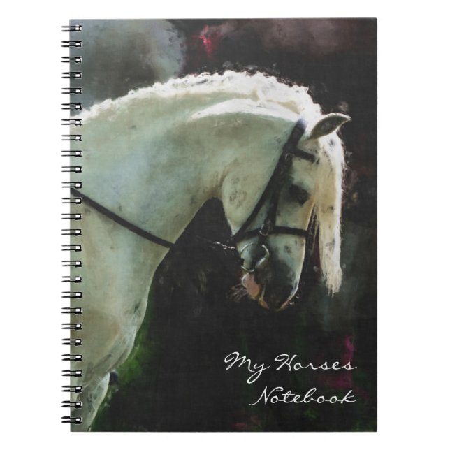 Carnet Poney gris d'exposition (Devant)