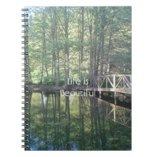 Carnet Pont dans la prairie