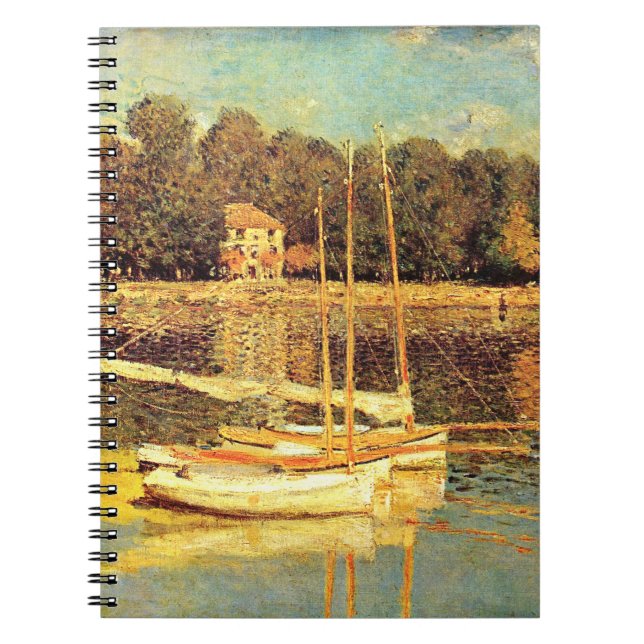 Carnet Pont d'Argenteuil Claude Monet (Devant)