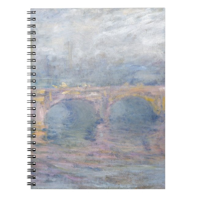 Carnet Pont de Claude Monet | Waterloo, Londres, au (Devant)