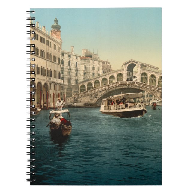 Carnet Pont de Rialto et canal grand, Venise (Devant)
