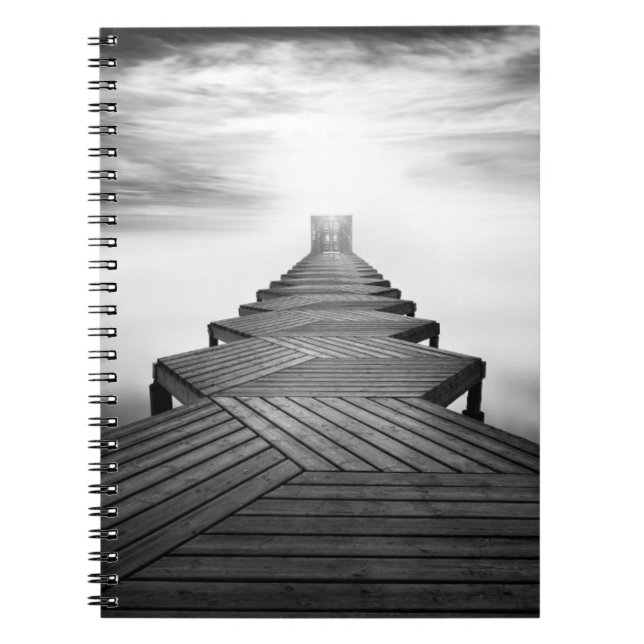 Carnet Pont en bois au-dessus de la mer (Devant)