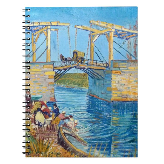 Carnet Pont Langlois à la spirale Arles Vincent Van Gogh (Devant)