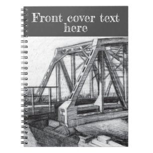 Carnet Pont vieux pencilart Monochrome