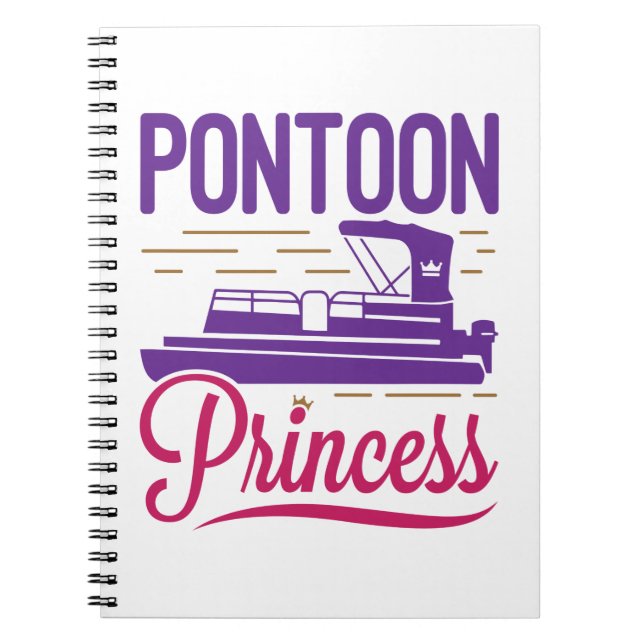 Carnet Pontoon Princess Pontooning Bateau à moteur (Devant)