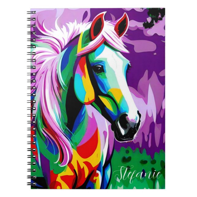 Carnet Pony coloré (Devant)