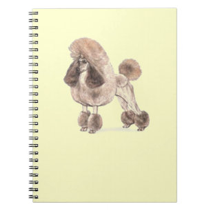 Carnet Poodle — Afficher le manteau