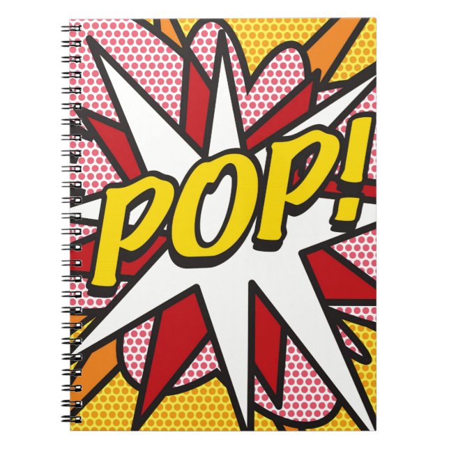 Carnet POP Amusement Bande Dessinée Rétro Pop Art (Devant)