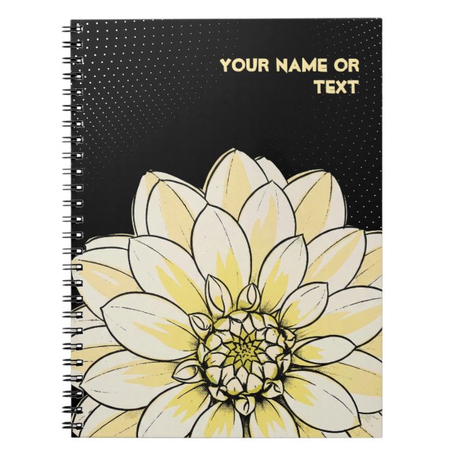 Carnet Pop Art Dahlia 'Gallery Art Fair' (Devant)