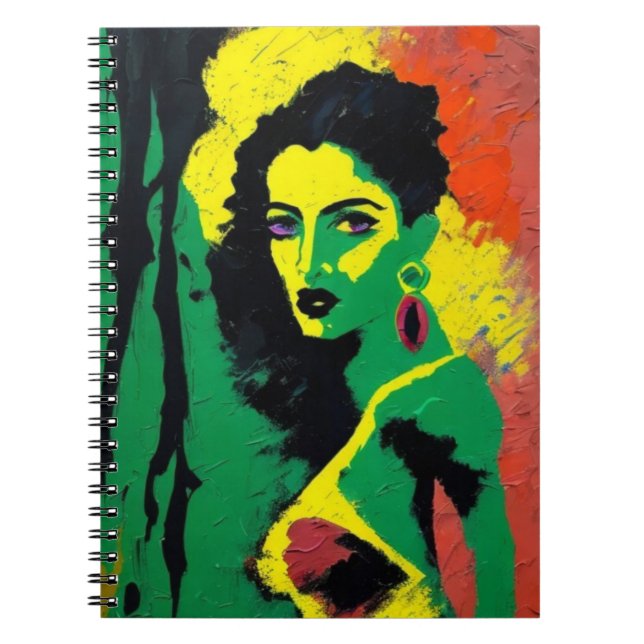 Carnet Pop art female (Devant)