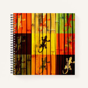 Carnet Pop Art Geckos