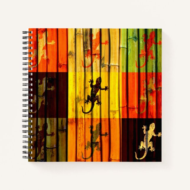Carnet Pop Art Geckos (Devant)