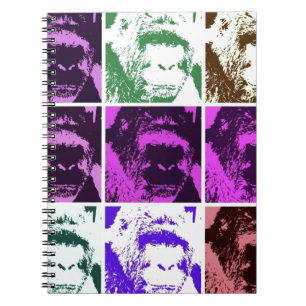 Carnet Pop Art Gorillas