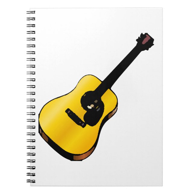Carnet Pop Art Guitare (Devant)