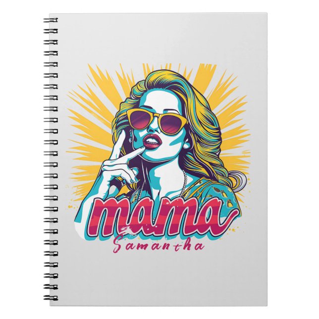 Carnet Pop Art Retro Personnalisé (5) (Devant)
