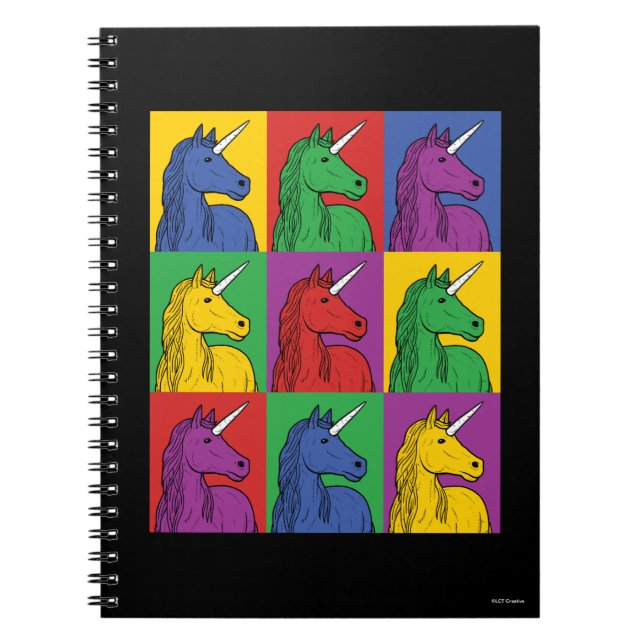 Carnet Pop Art Unicorn (Devant)