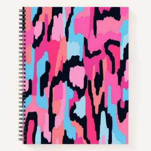 Carnet Pop rose Abstrait 
